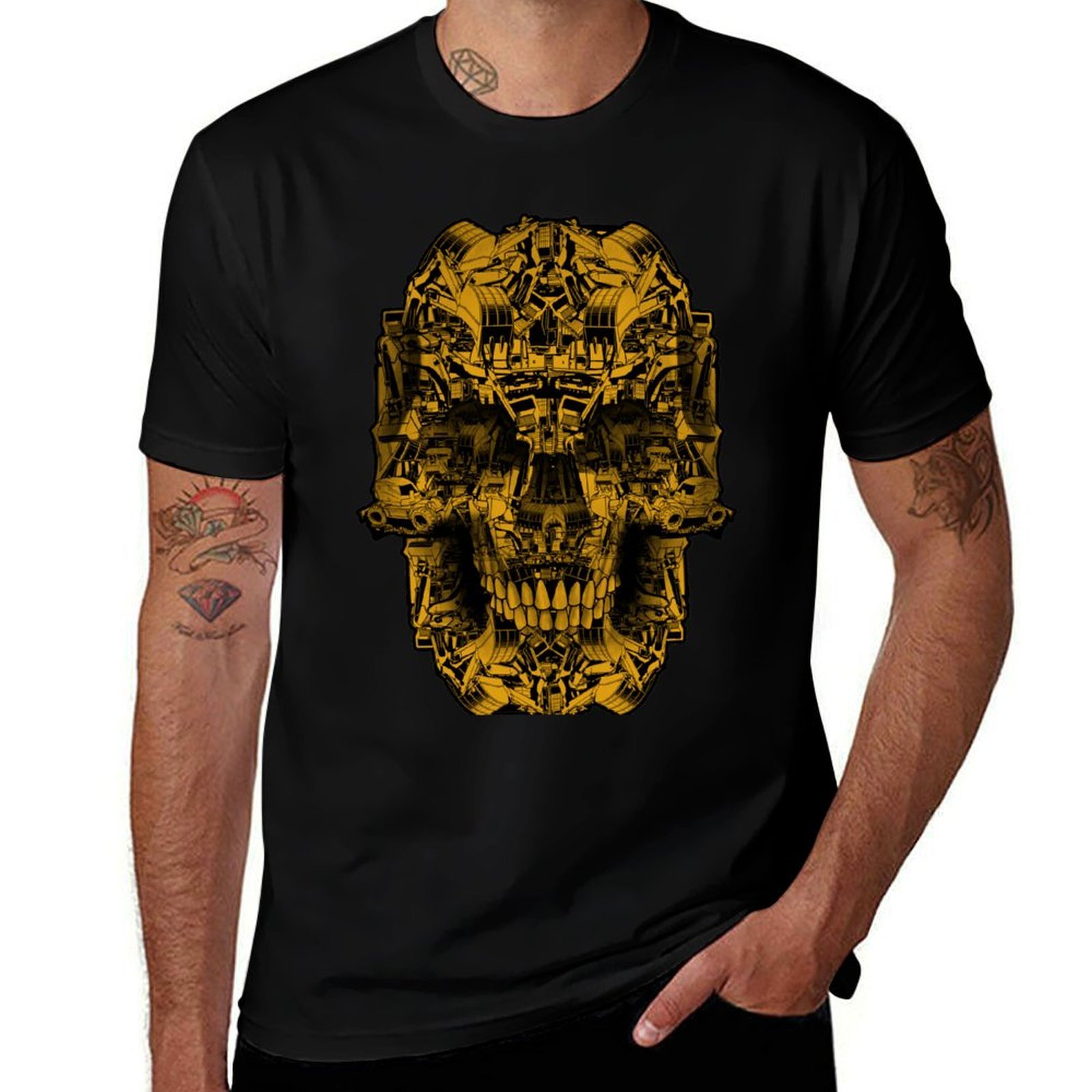 Heavy Equipment De - Camiseta Skull Heavy Equipment para hombre,
