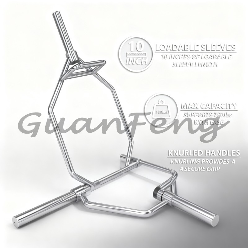 Heavy Equipment Gym - Barra Hexagonal para Pesas, Barra Hexagonal