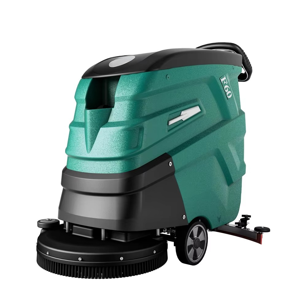 Industrial Floor Scrubber - Fregadora de Pisos Autopropulsada Manual, Comercial,