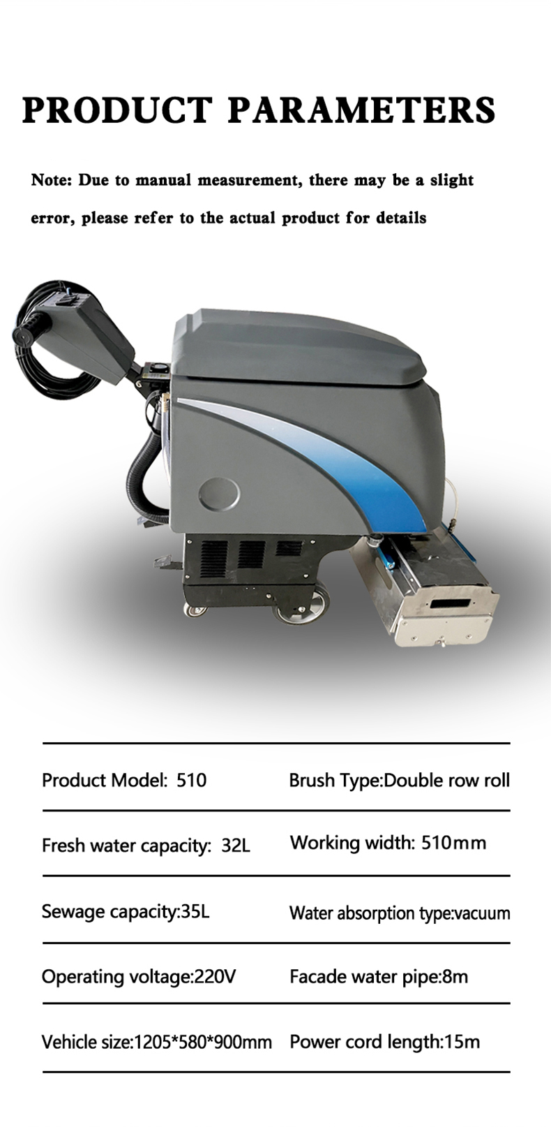 Mini máquina de limpieza Indus - Industrial Floor Scrubber reseña y precio