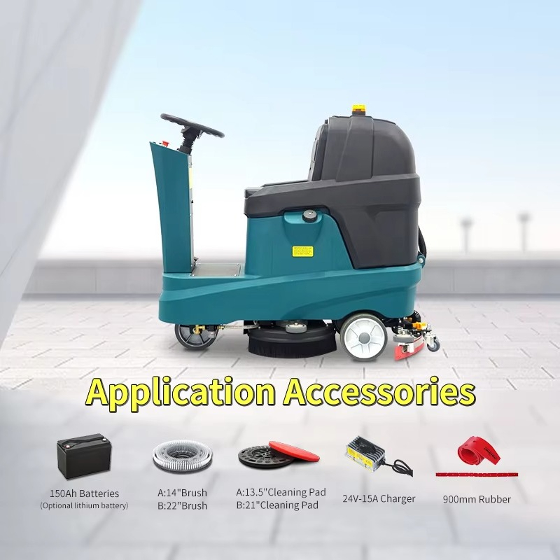 Equipo de limpieza industrial, - Industrial Floor Scrubber reseña y precio