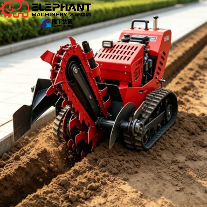 Zanjadora sobre orugas, mini m - Heavy Equipment Trencher reseña y precio