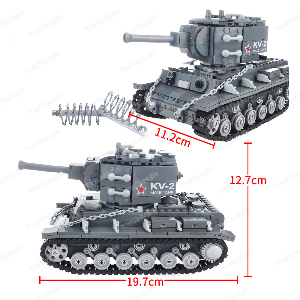 WW2 KV-2 tanque pesado montaje - Heavy Equipment Armor reseña y precio