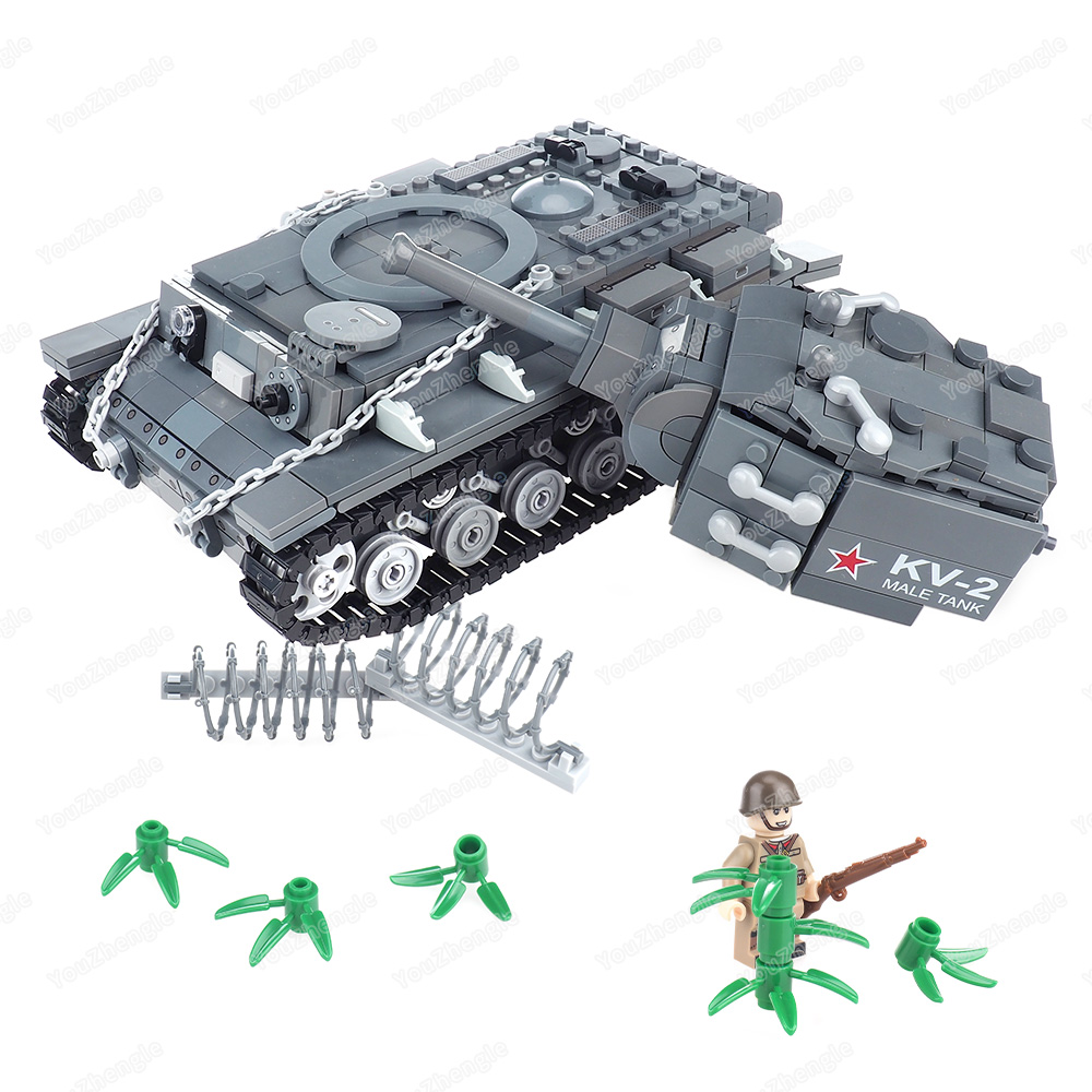 WW2 KV-2 tanque pesado montaje - Heavy Equipment Armor reseña y precio