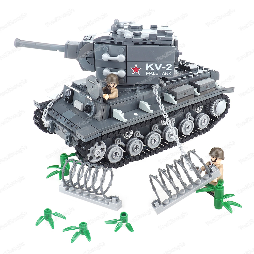 WW2 KV-2 tanque pesado montaje - Heavy Equipment Armor reseña y precio