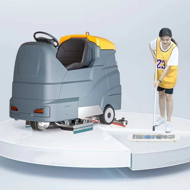 Depurador de piso con cepillo  - Industrial Floor Scrubber reseña y precio