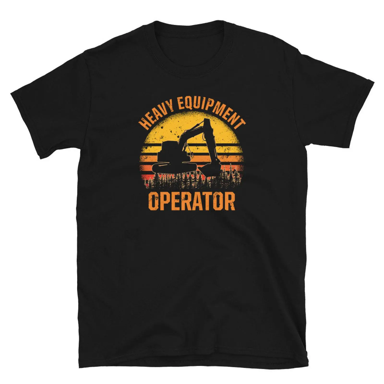 Camiseta Retro Sunset Heavy Eq - Heavy Equipment De reseña y precio