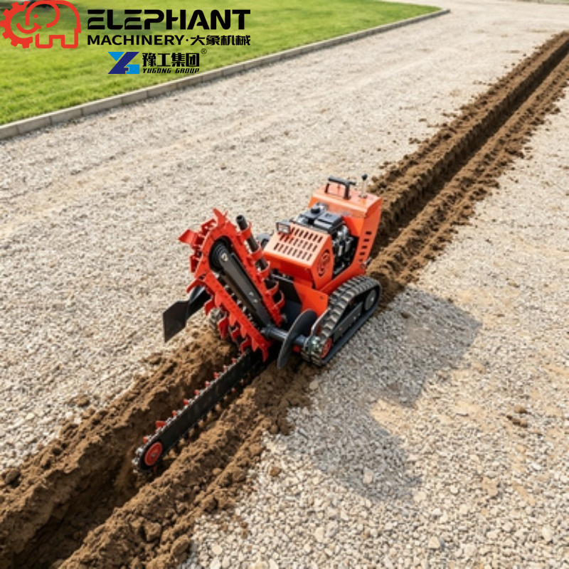 Zanjadora sobre orugas, mini z - Heavy Equipment Trencher reseña y precio