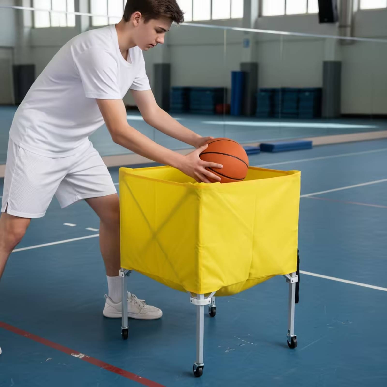 Carrito de Pelotas Plegable y  - Heavy Equipment Gym reseña y precio