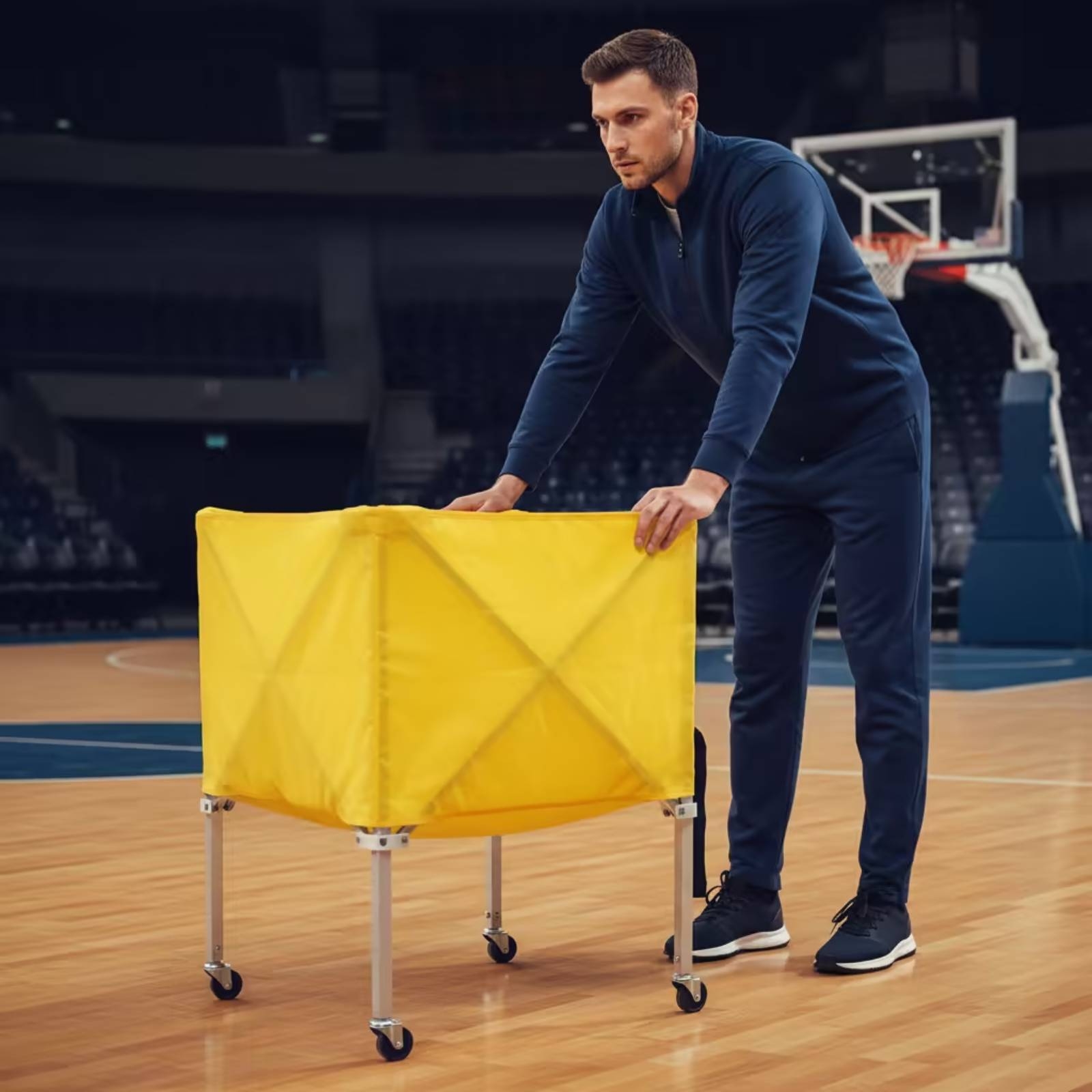 Carrito de Pelotas Plegable y  - Heavy Equipment Gym reseña y precio