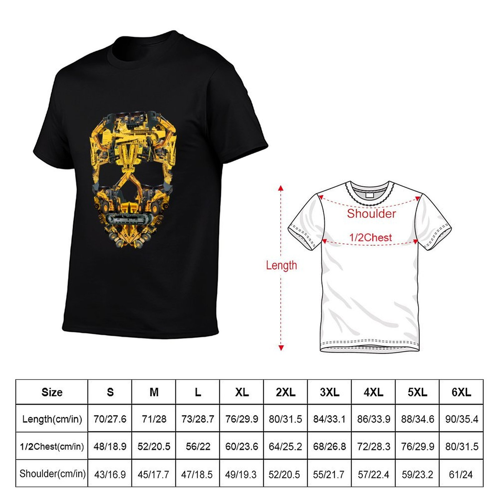Camiseta Skull Heavy Equipment - Heavy Equipment De reseña y precio